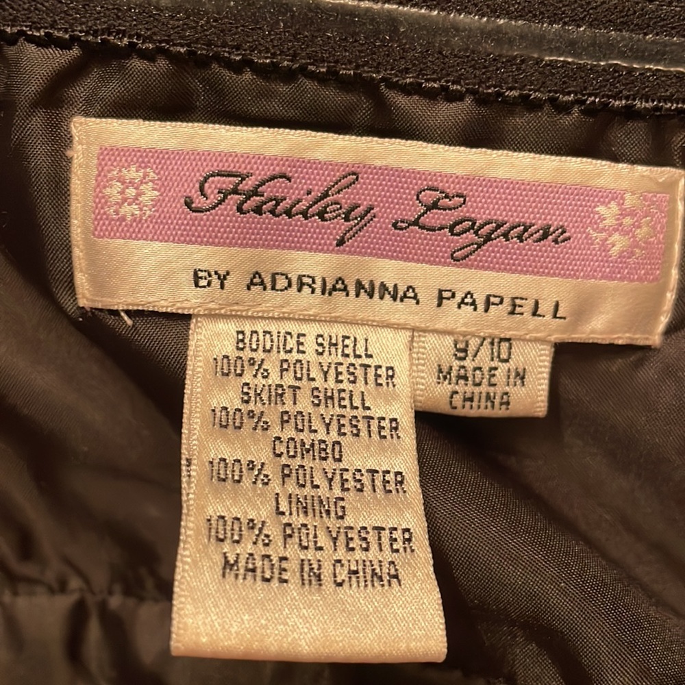 Hailey Logan by Adrianna Papell dress vintage 1980s size 9/10 - Picture 7 of 9
